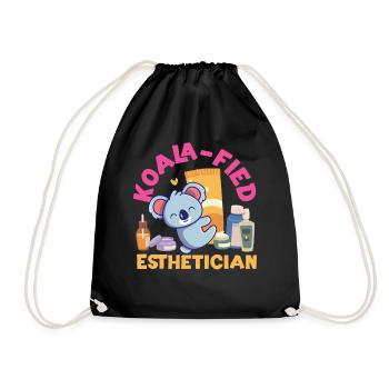 Cute Licensed Esthetician Skincare - Turnbeutel - Schwarz - Vorne