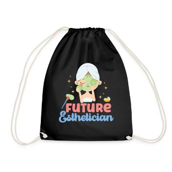 Cute Licensed Esthetician Skincare - Turnbeutel - Schwarz - Vorne