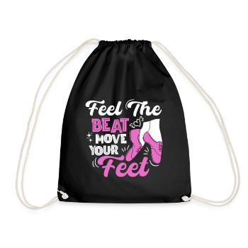 Tap Dancers Tap Dance Shoes Tap Dance Instructors - Drawstring Bag - black - Front