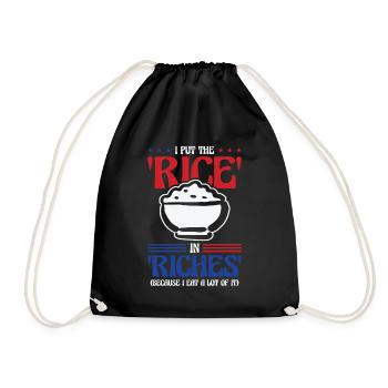 Cuisine asiatique Riz Philippines philippin - Sac de sport léger - noir - Devant