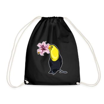 Lys toucan - Sac de sport léger - noir - Devant