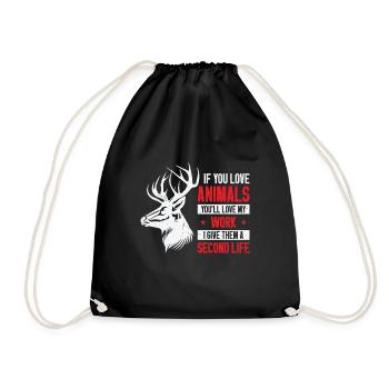 Taxidermiste Remplissage d’assemblage de taxidermie - Sac de sport léger - noir - Devant