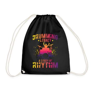 Drummers Drummers Drummers Drummers - Drawstring Bag - black - Front
