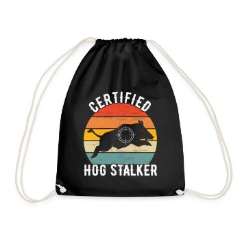 Chasseurs Chasse au sanglier - Sac de sport léger - noir - Devant