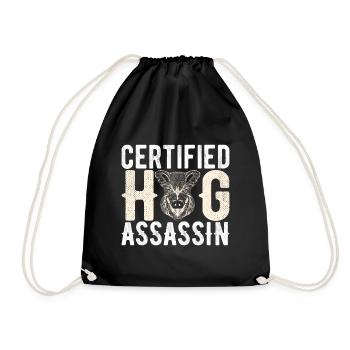 Chasseurs Chasse au sanglier - Sac de sport léger - noir - Devant