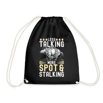 Chasseurs Chasse au sanglier - Sac de sport léger - noir - Devant