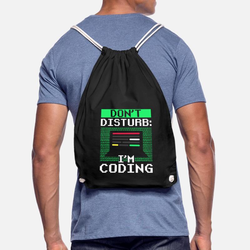 Stören Sie Nicht: Ich Programmiere Coding Coder Turnbeutel