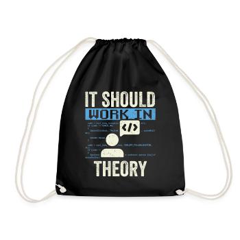 En théorie, il devrait fonctionner le codage de code - Sac de sport léger - noir - Devant