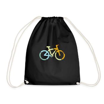 Vélo Rétro - Sac de sport léger - noir - Devant