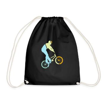 BMX Rétro - Sac de sport léger - noir - Devant