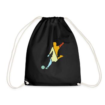 Football Rétro - Sac de sport léger - noir - Devant