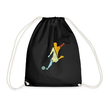 Football Rétro - Sac de sport léger - noir - Devant