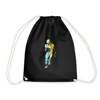 Football Rétro - Sac de sport léger - noir - Devant
