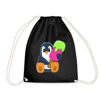 Popsicle pingouin - Sac de sport léger - noir - Devant