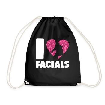 Cute Esthetician Skincare - Turnbeutel - Schwarz - Vorne