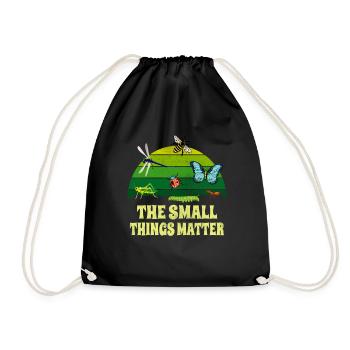 Les petites choses des insectes sont importantes entomologie - Sac de sport léger - noir - Devant