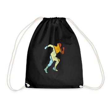 Jogging Rétro - Sac de sport léger - noir - Devant