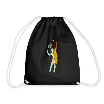 Tennis Rétro - Sac de sport léger - noir - Devant