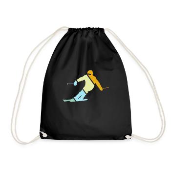 Ski Rétro - Sac de sport léger - noir - Devant