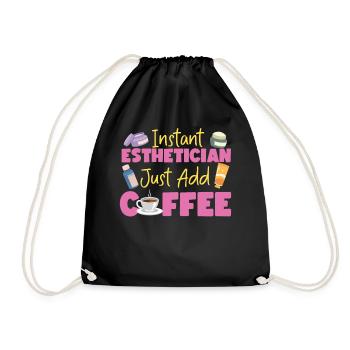 Cute Licensed Esthetician Skincare - Turnbeutel - Schwarz - Vorne