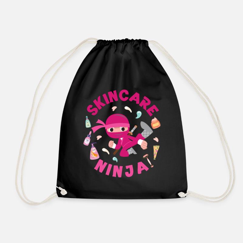 Cute Esthetician Skincare - Turnbeutel - Schwarz