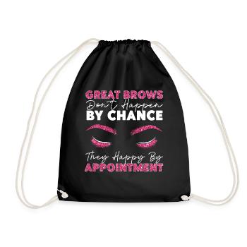 Esthéticienne esthéticienne agréée - Sac de sport léger - noir - Devant