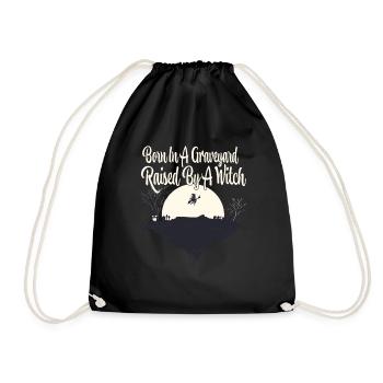 Halloween Witch Ghost Monster Horror Fans - Drawstring Bag - black - Front