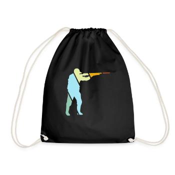 Hunter Rétro - Sac de sport léger - noir - Devant