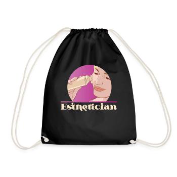 Cute Licensed Esthetician Skincare - Turnbeutel - Schwarz - Vorne