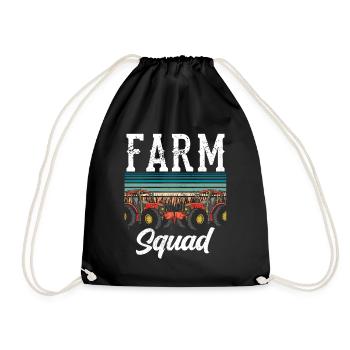 Farm Team Agriculture Farmer Farmer Farmer - Drawstring Bag - black - Front