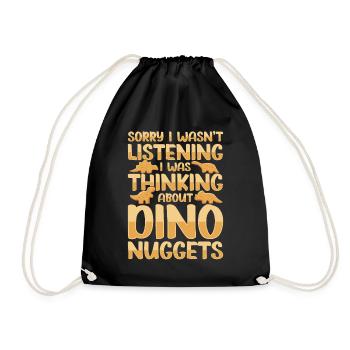 On n’est jamais trop vieux pour les nuggets de poulet - Sac de sport léger - noir - Devant
