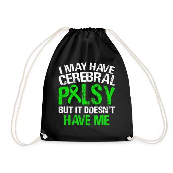 I have an awareness of the - Drawstring Bag - black - Front