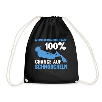 Schullehrerin Lehrerin - Turnbeutel - Schwarz - Vorne