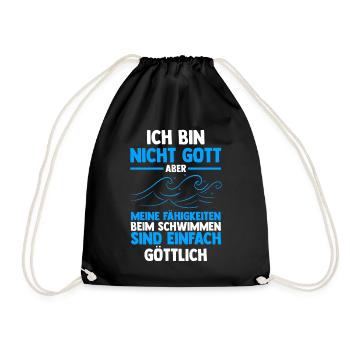 Schullehrer Lehrer - Turnbeutel - Schwarz - Vorne