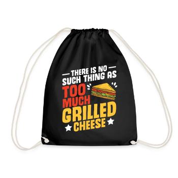 Love Grilled Cheese Men Women - Turnbeutel - Schwarz - Vorne