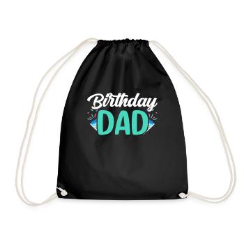 Anniversaire Papa Papa Fête Papa - Sac de sport léger - noir - Devant