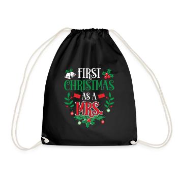 Premier Noël en tant qu’épouse Premier Noël - Sac de sport léger - noir - Devant