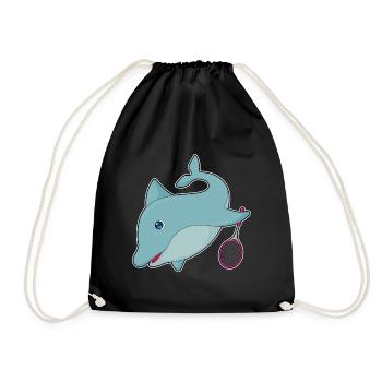 Raquette Tenni Dolphin Tennis - Sac de sport léger - noir - Devant