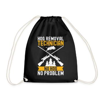 Chasseurs Chasse au sanglier - Sac de sport léger - noir - Devant