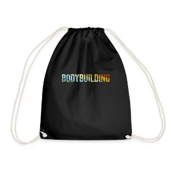 Musculation Rétro - Sac de sport léger - noir - Devant