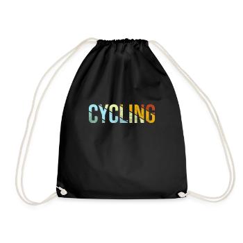 Vélo Rétro - Sac de sport léger - noir - Devant