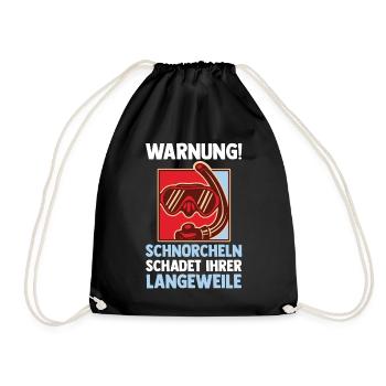 Schullehrer Lehrer - Turnbeutel - Schwarz - Vorne