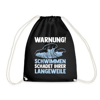 Schullehrer Lehrer - Turnbeutel - Schwarz - Vorne