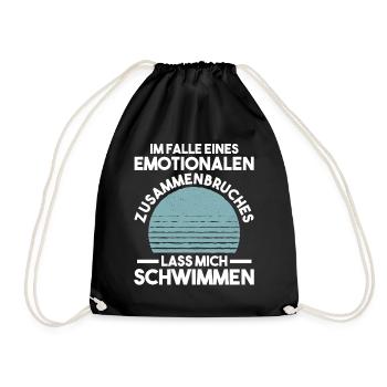 Schullehrer Lehrer - Turnbeutel - Schwarz - Vorne
