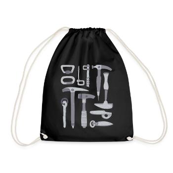 Mountaineering equipment - Drawstring Bag - black - Front