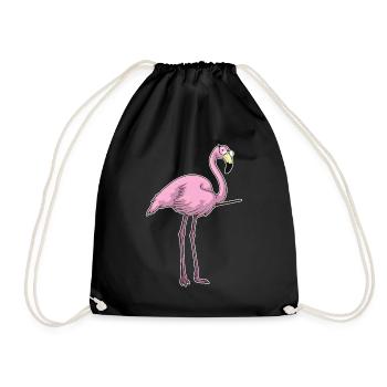 Flamingo Enseignant Pointage Bâton École - Sac de sport léger - noir - Devant