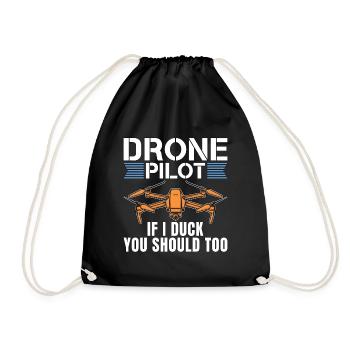 Drone Racing Drone Pilot If I Duck You Fpv Race - Sac de sport léger - noir - Devant
