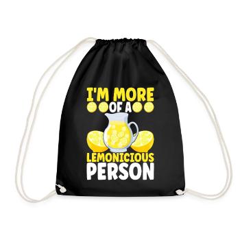 Stand de limonade Lemonade - Sac de sport léger - noir - Devant