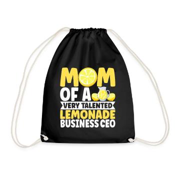 Limonade Limonadenstand - Turnbeutel - Schwarz - Vorne