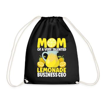 Limonade Limonadenstand - Turnbeutel - Schwarz - Vorne
